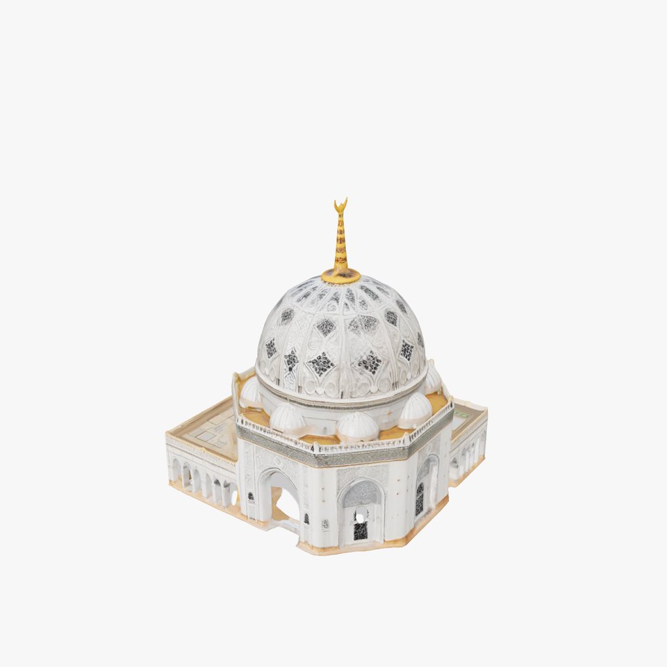 Elegant Mosque Dome model pack